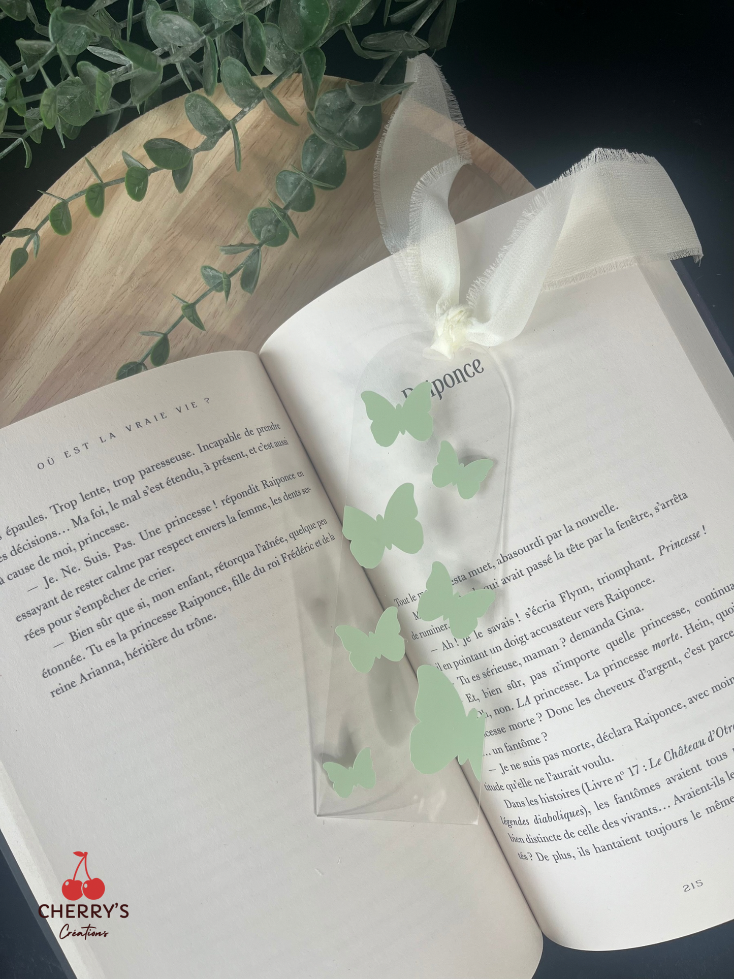 Marque page papillon